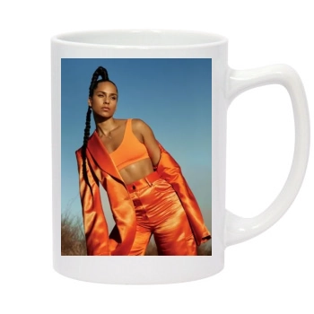 Alicia Keys 14oz White Statesman Mug