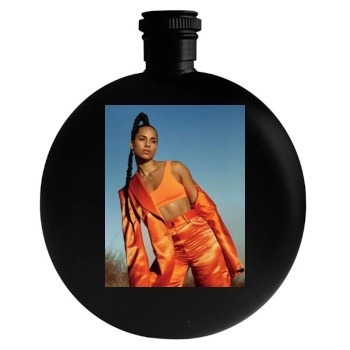 Alicia Keys Round Flask