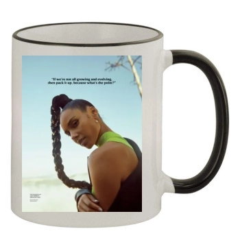 Alicia Keys 11oz Colored Rim & Handle Mug