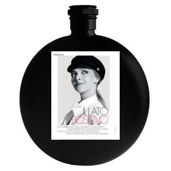 Amanda Seyfried Round Flask