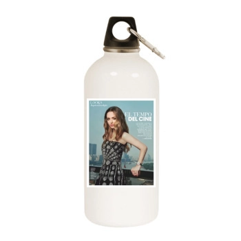 Amanda Seyfried White Water Bottle With Carabiner