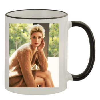 Elizabeth Debicki 11oz Colored Rim & Handle Mug