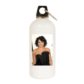 Sadie Frost White Water Bottle With Carabiner