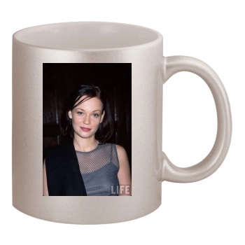 Samantha Mathis 11oz Metallic Silver Mug