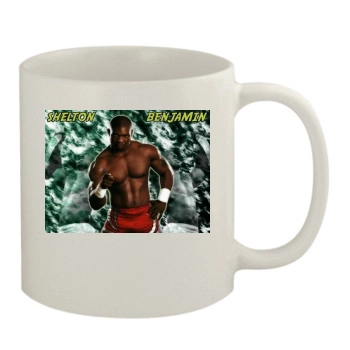 shelton benjamin 11oz White Mug