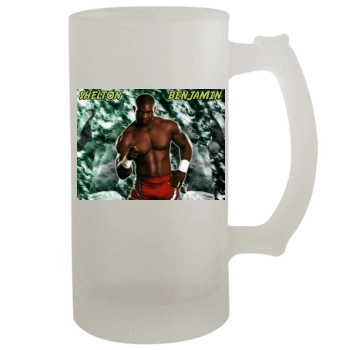 shelton benjamin 16oz Frosted Beer Stein