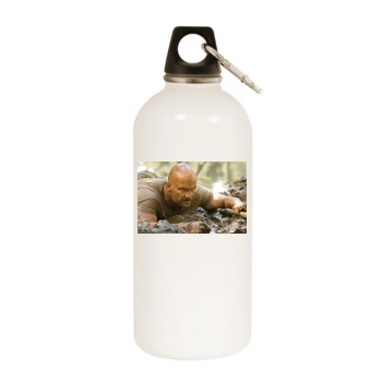 Steve Austin White Water Bottle With Carabiner