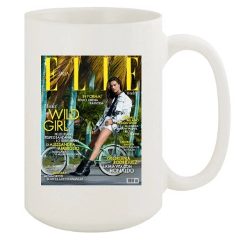 Alessandra Ambrosio 15oz White Mug