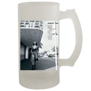 Alessandra Ambrosio 16oz Frosted Beer Stein