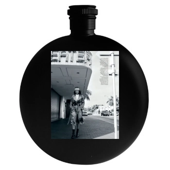 Alessandra Ambrosio Round Flask