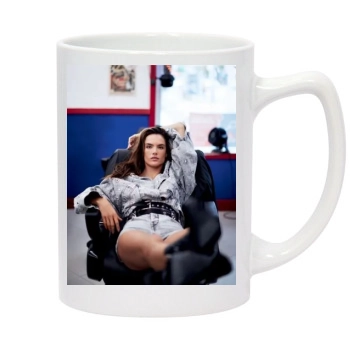 Alessandra Ambrosio 14oz White Statesman Mug