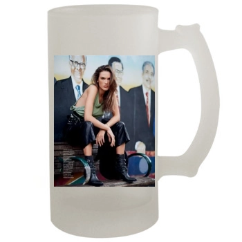 Alessandra Ambrosio 16oz Frosted Beer Stein