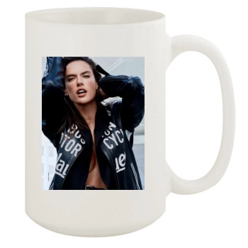 Alessandra Ambrosio 15oz White Mug