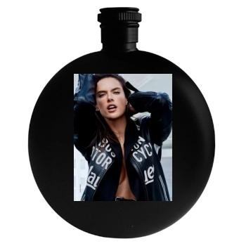 Alessandra Ambrosio Round Flask