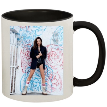 Alessandra Ambrosio 11oz Colored Inner & Handle Mug