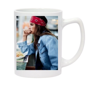 Alessandra Ambrosio 14oz White Statesman Mug