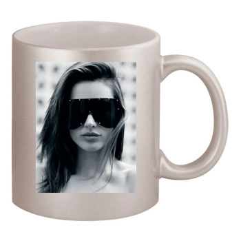 Alessandra Ambrosio 11oz Metallic Silver Mug