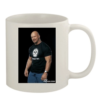 Steve Austin 11oz White Mug