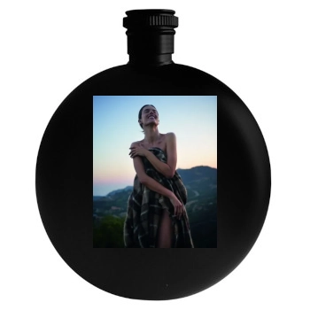 Alessandra Ambrosio Round Flask