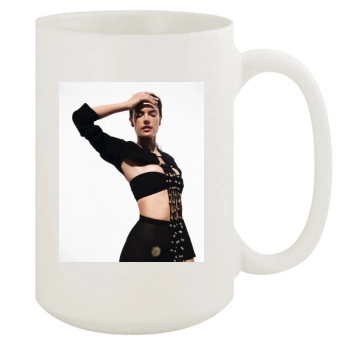 Alessandra Ambrosio 15oz White Mug