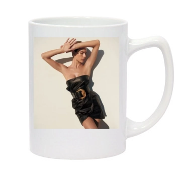 Alessandra Ambrosio 14oz White Statesman Mug