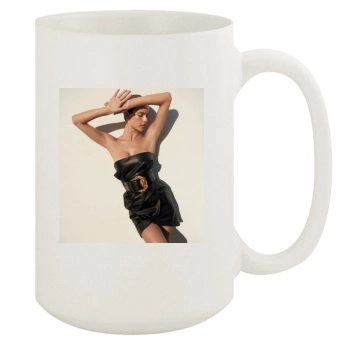 Alessandra Ambrosio 15oz White Mug