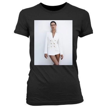 Alessandra Ambrosio Women's Junior Cut Crewneck T-Shirt