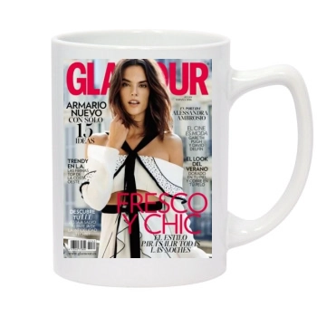 Alessandra Ambrosio 14oz White Statesman Mug