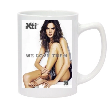 Alessandra Ambrosio 14oz White Statesman Mug