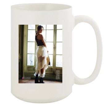 Alessandra Ambrosio 15oz White Mug