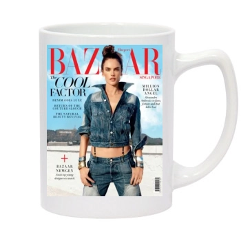 Alessandra Ambrosio 14oz White Statesman Mug