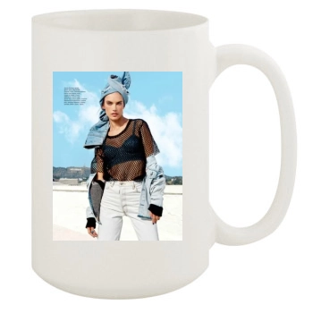 Alessandra Ambrosio 15oz White Mug