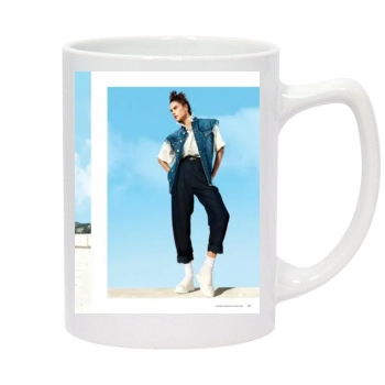 Alessandra Ambrosio 14oz White Statesman Mug