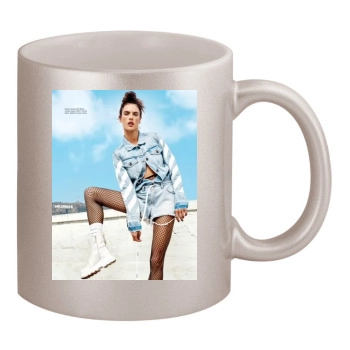 Alessandra Ambrosio 11oz Metallic Silver Mug