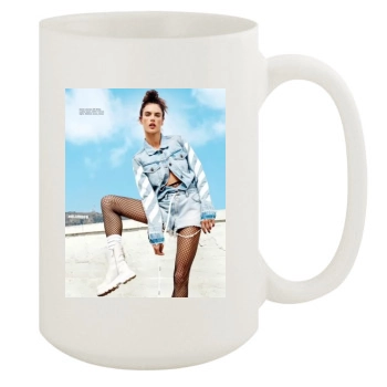 Alessandra Ambrosio 15oz White Mug