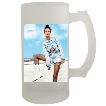 Alessandra Ambrosio 16oz Frosted Beer Stein