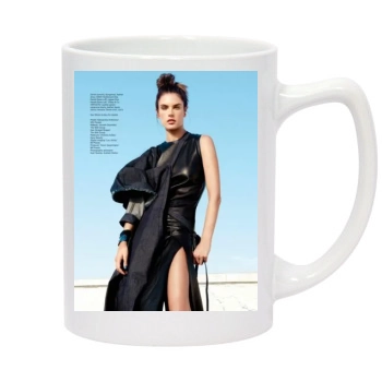 Alessandra Ambrosio 14oz White Statesman Mug