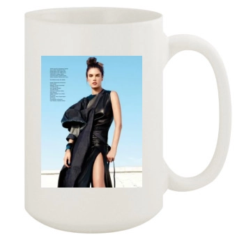 Alessandra Ambrosio 15oz White Mug