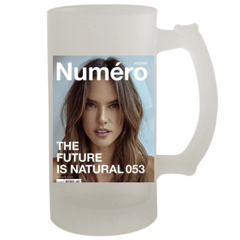 Alessandra Ambrosio 16oz Frosted Beer Stein