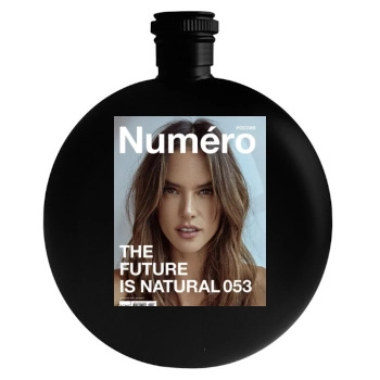 Alessandra Ambrosio Round Flask