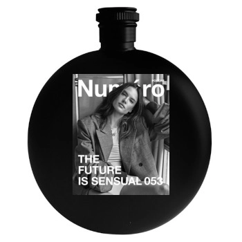 Alessandra Ambrosio Round Flask