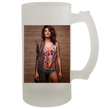 Alessandra Ambrosio 16oz Frosted Beer Stein