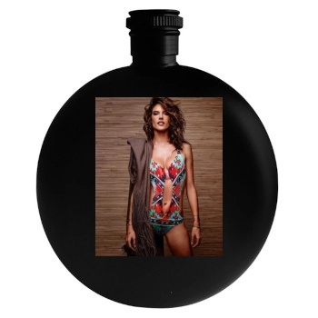 Alessandra Ambrosio Round Flask