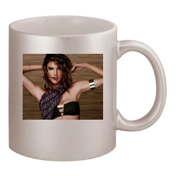 Alessandra Ambrosio 11oz Metallic Silver Mug