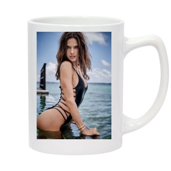 Alessandra Ambrosio 14oz White Statesman Mug