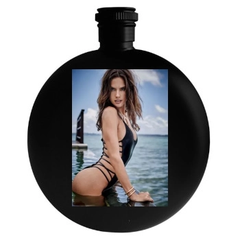 Alessandra Ambrosio Round Flask