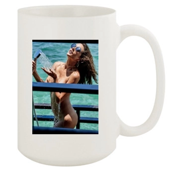 Alessandra Ambrosio 15oz White Mug