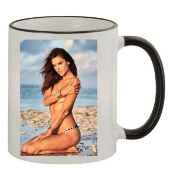 Alessandra Ambrosio 11oz Colored Rim & Handle Mug