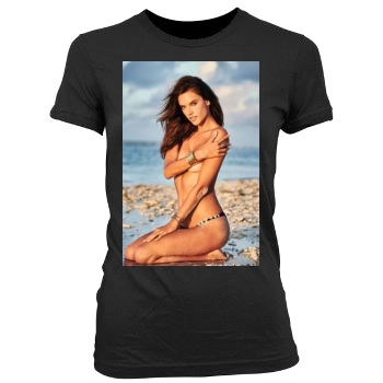 Alessandra Ambrosio Women's Junior Cut Crewneck T-Shirt