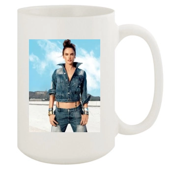 Alessandra Ambrosio 15oz White Mug